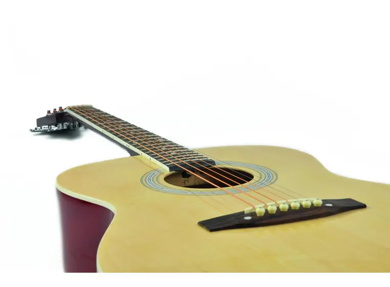 DIMAVERY AW-303 western-guitar, nature 